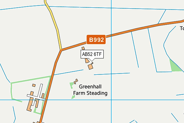 AB52 6TF map - OS VectorMap District (Ordnance Survey) AB52 6TF map - OS VectorMap District (Ordnance Survey)