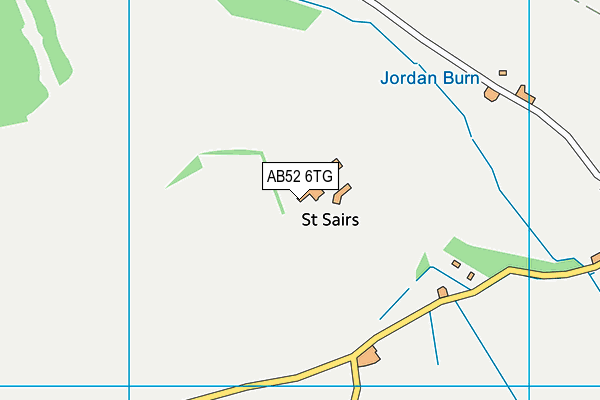 AB52 6TG map - OS VectorMap District (Ordnance Survey)