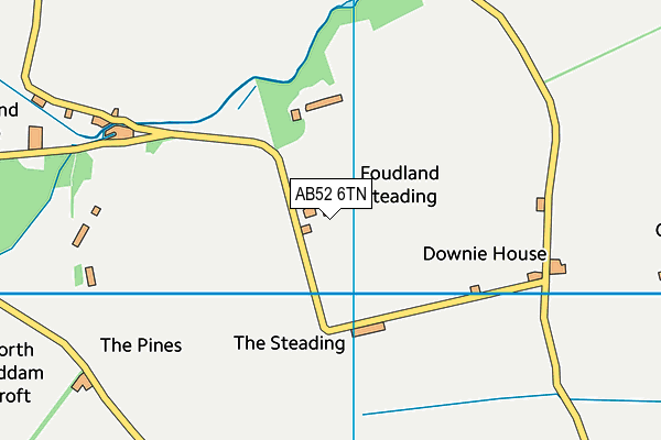AB52 6TN map - OS VectorMap District (Ordnance Survey) AB52 6TN map - OS VectorMap District (Ordnance Survey)