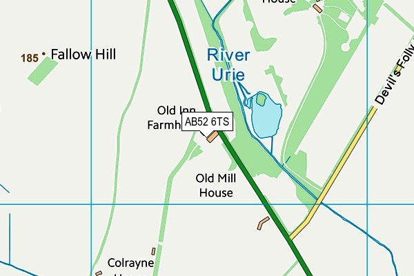 AB52 6TS map - OS VectorMap District (Ordnance Survey) AB52 6TS map - OS VectorMap District (Ordnance Survey)