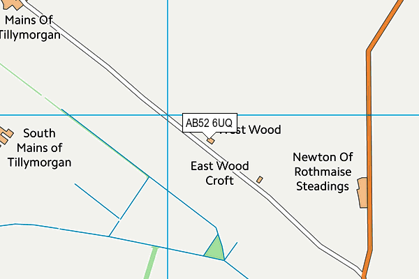 AB52 6UQ map - OS VectorMap District (Ordnance Survey) AB52 6UQ map - OS VectorMap District (Ordnance Survey)
