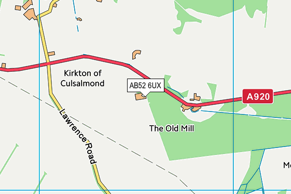 AB52 6UX map - OS VectorMap District (Ordnance Survey) AB52 6UX map - OS VectorMap District (Ordnance Survey)