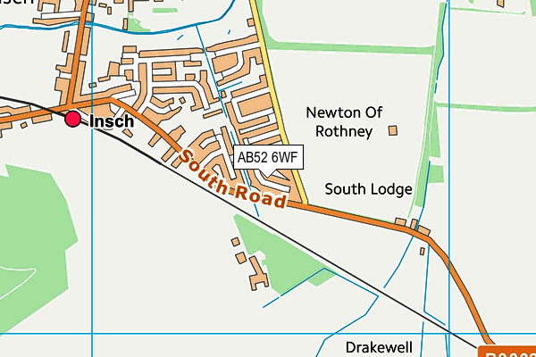 AB52 6WF map - OS VectorMap District (Ordnance Survey) AB52 6WF map - OS VectorMap District (Ordnance Survey)