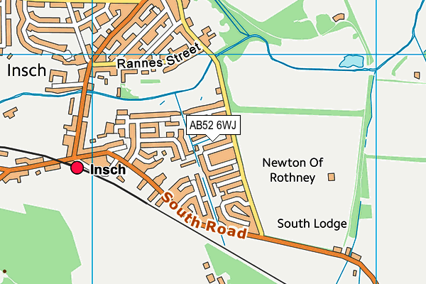 AB52 6WJ map - OS VectorMap District (Ordnance Survey) AB52 6WJ map - OS VectorMap District (Ordnance Survey)