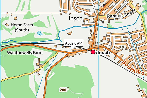 AB52 6WP map - OS VectorMap District (Ordnance Survey) AB52 6WP map - OS VectorMap District (Ordnance Survey)
