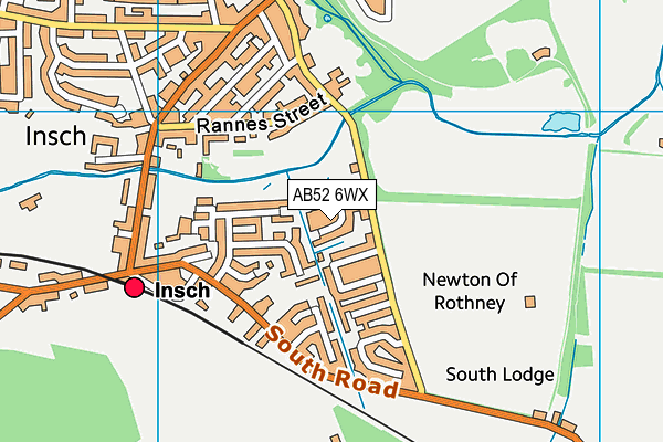 AB52 6WX map - OS VectorMap District (Ordnance Survey) AB52 6WX map - OS VectorMap District (Ordnance Survey)