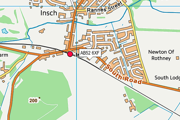 AB52 6XF map - OS VectorMap District (Ordnance Survey) AB52 6XF map - OS VectorMap District (Ordnance Survey)