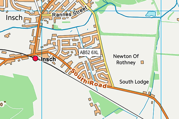 AB52 6XL map - OS VectorMap District (Ordnance Survey) AB52 6XL map - OS VectorMap District (Ordnance Survey)