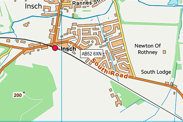 AB52 6XN map - OS VectorMap District (Ordnance Survey) AB52 6XN map - OS VectorMap District (Ordnance Survey)