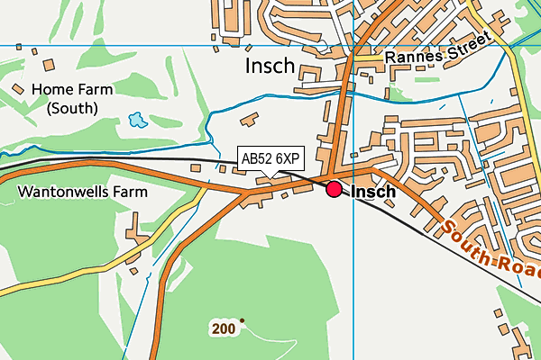 AB52 6XP map - OS VectorMap District (Ordnance Survey) AB52 6XP map - OS VectorMap District (Ordnance Survey)