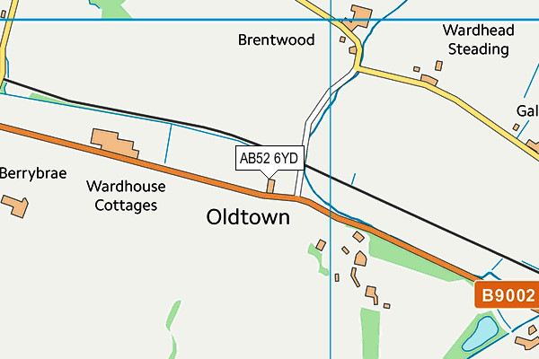 AB52 6YD map - OS VectorMap District (Ordnance Survey) AB52 6YD map - OS VectorMap District (Ordnance Survey)
