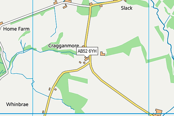 AB52 6YH map - OS VectorMap District (Ordnance Survey) AB52 6YH map - OS VectorMap District (Ordnance Survey)