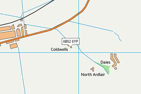AB52 6YP map - OS VectorMap District (Ordnance Survey) AB52 6YP map - OS VectorMap District (Ordnance Survey)