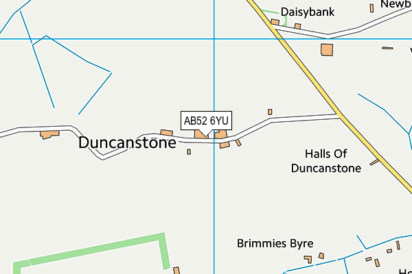 AB52 6YU map - OS VectorMap District (Ordnance Survey) AB52 6YU map - OS VectorMap District (Ordnance Survey)