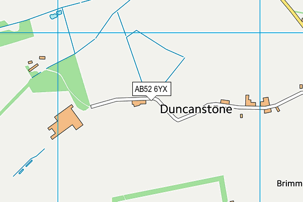 AB52 6YX map - OS VectorMap District (Ordnance Survey) AB52 6YX map - OS VectorMap District (Ordnance Survey)