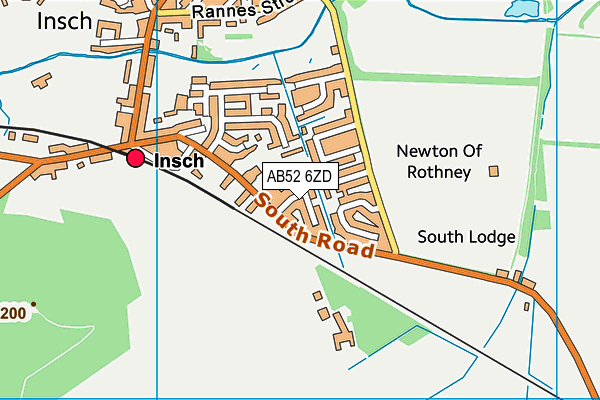 AB52 6ZD map - OS VectorMap District (Ordnance Survey) AB52 6ZD map - OS VectorMap District (Ordnance Survey)