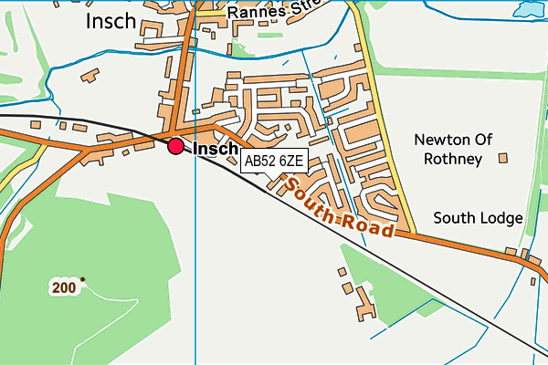 AB52 6ZE map - OS VectorMap District (Ordnance Survey) AB52 6ZE map - OS VectorMap District (Ordnance Survey)