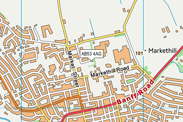 AB53 4AG map - OS VectorMap District (Ordnance Survey) AB53 4AG map - OS VectorMap District (Ordnance Survey)