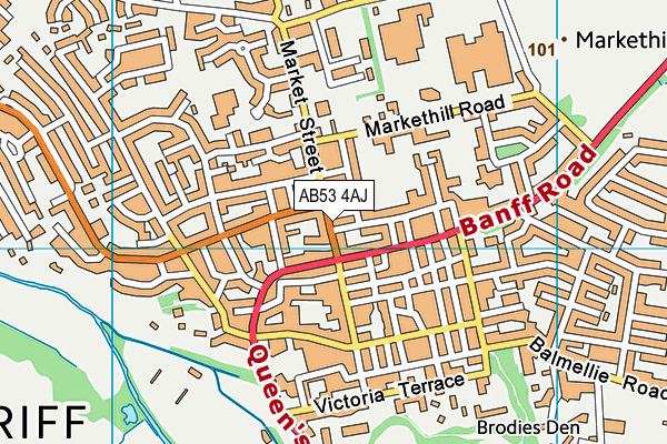 AB53 4AJ map - OS VectorMap District (Ordnance Survey) AB53 4AJ map - OS VectorMap District (Ordnance Survey)