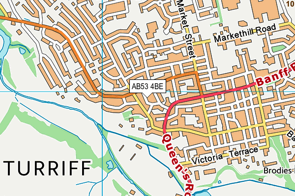 AB53 4BE map - OS VectorMap District (Ordnance Survey) AB53 4BE map - OS VectorMap District (Ordnance Survey)