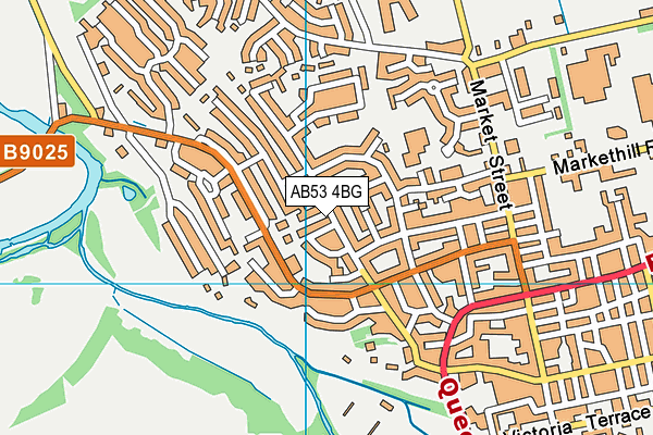 AB53 4BG map - OS VectorMap District (Ordnance Survey) AB53 4BG map - OS VectorMap District (Ordnance Survey)