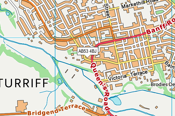 AB53 4BJ map - OS VectorMap District (Ordnance Survey) AB53 4BJ map - OS VectorMap District (Ordnance Survey)