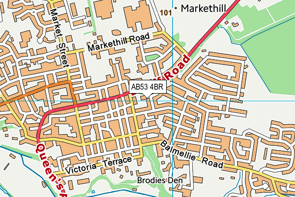 AB53 4BR map - OS VectorMap District (Ordnance Survey) AB53 4BR map - OS VectorMap District (Ordnance Survey)