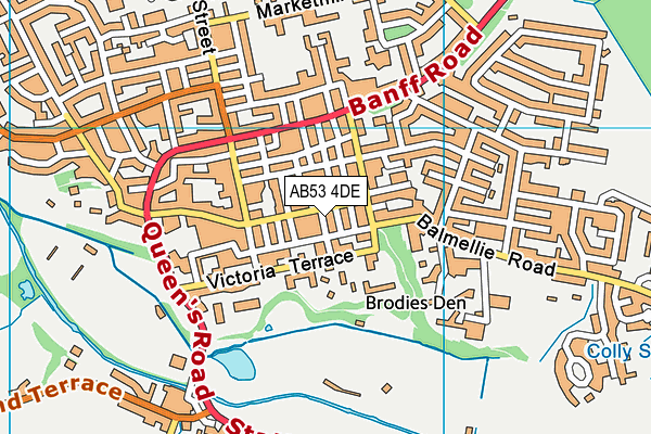 AB53 4DE map - OS VectorMap District (Ordnance Survey) AB53 4DE map - OS VectorMap District (Ordnance Survey)