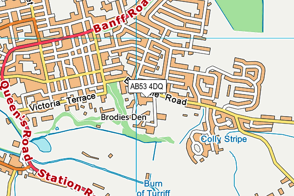 AB53 4DQ map - OS VectorMap District (Ordnance Survey) AB53 4DQ map - OS VectorMap District (Ordnance Survey)