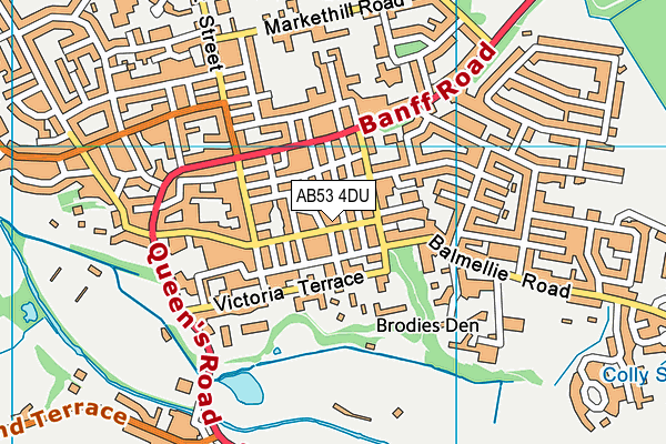AB53 4DU map - OS VectorMap District (Ordnance Survey) AB53 4DU map - OS VectorMap District (Ordnance Survey)
