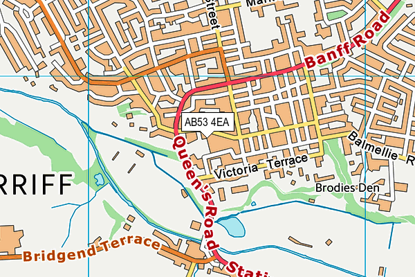 AB53 4EA map - OS VectorMap District (Ordnance Survey) AB53 4EA map - OS VectorMap District (Ordnance Survey)