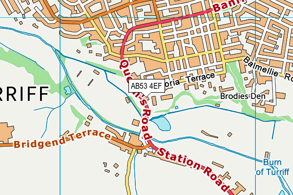 AB53 4EF map - OS VectorMap District (Ordnance Survey) AB53 4EF map - OS VectorMap District (Ordnance Survey)