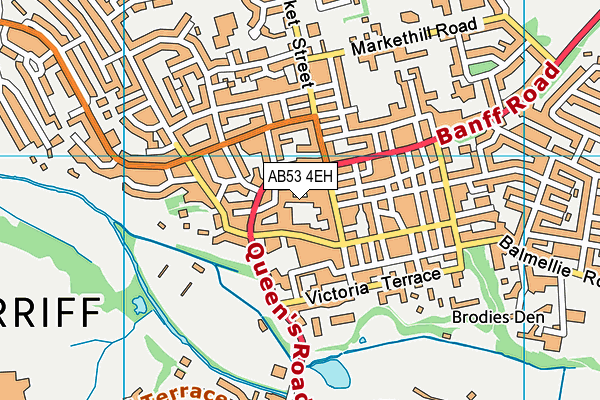 AB53 4EH map - OS VectorMap District (Ordnance Survey) AB53 4EH map - OS VectorMap District (Ordnance Survey)