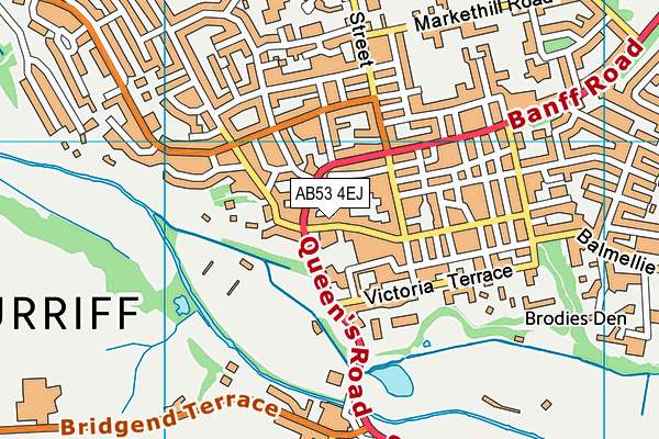 AB53 4EJ map - OS VectorMap District (Ordnance Survey) AB53 4EJ map - OS VectorMap District (Ordnance Survey)