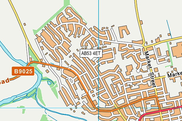 AB53 4ET map - OS VectorMap District (Ordnance Survey) AB53 4ET map - OS VectorMap District (Ordnance Survey)