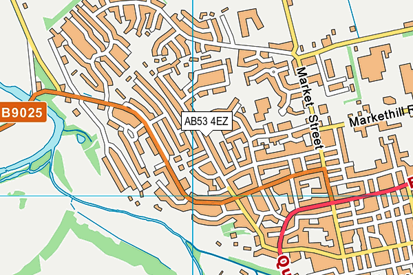 AB53 4EZ map - OS VectorMap District (Ordnance Survey) AB53 4EZ map - OS VectorMap District (Ordnance Survey)
