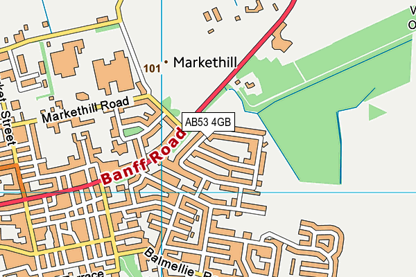 AB53 4GB map - OS VectorMap District (Ordnance Survey)