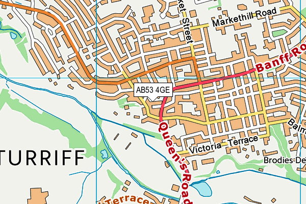 AB53 4GE map - OS VectorMap District (Ordnance Survey) AB53 4GE map - OS VectorMap District (Ordnance Survey)
