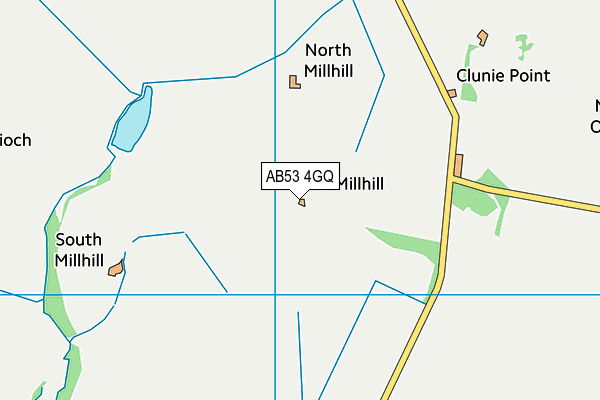 AB53 4GQ map - OS VectorMap District (Ordnance Survey) AB53 4GQ map - OS VectorMap District (Ordnance Survey)