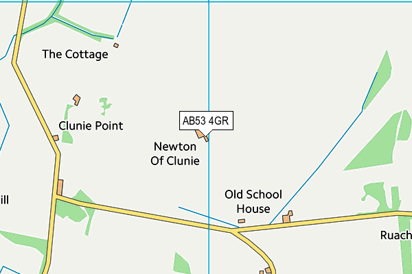 AB53 4GR map - OS VectorMap District (Ordnance Survey) AB53 4GR map - OS VectorMap District (Ordnance Survey)