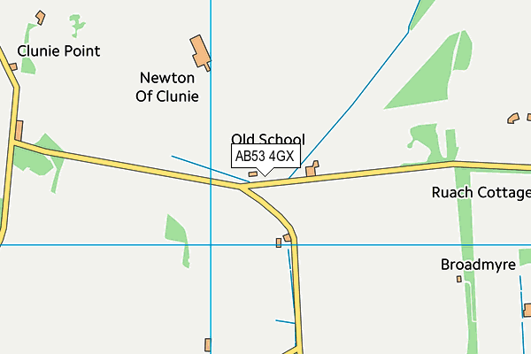 AB53 4GX map - OS VectorMap District (Ordnance Survey) AB53 4GX map - OS VectorMap District (Ordnance Survey)