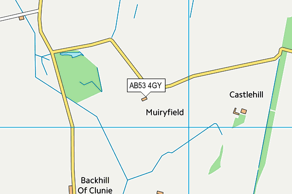 AB53 4GY map - OS VectorMap District (Ordnance Survey) AB53 4GY map - OS VectorMap District (Ordnance Survey)