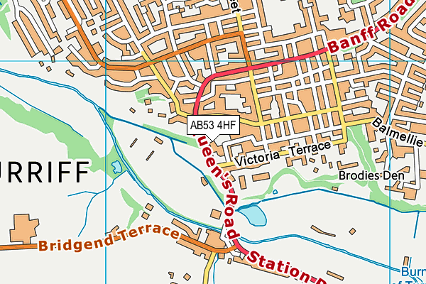 AB53 4HF map - OS VectorMap District (Ordnance Survey) AB53 4HF map - OS VectorMap District (Ordnance Survey)