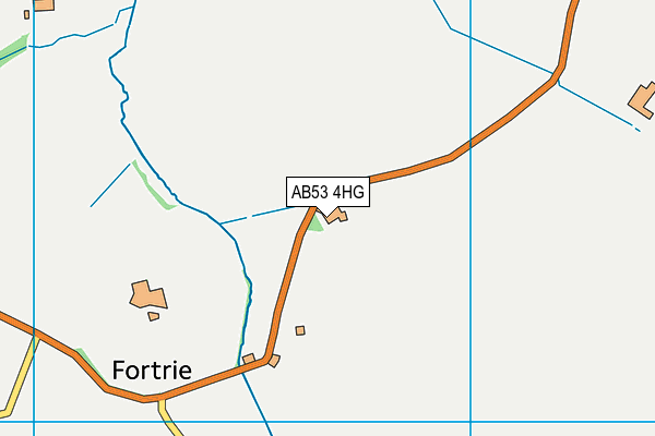 AB53 4HG map - OS VectorMap District (Ordnance Survey)
