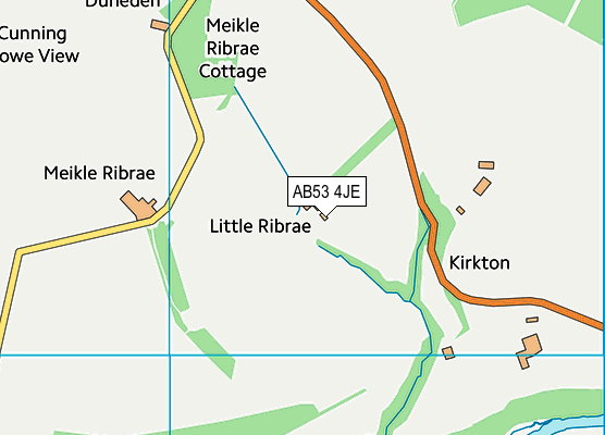 AB53 4JE map - OS VectorMap District (Ordnance Survey) AB53 4JE map - OS VectorMap District (Ordnance Survey)