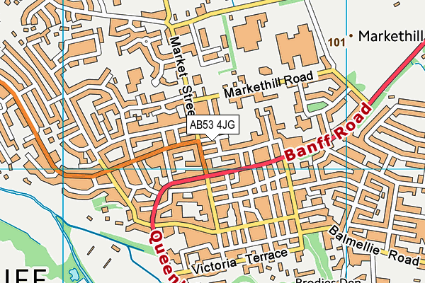 AB53 4JG map - OS VectorMap District (Ordnance Survey) AB53 4JG map - OS VectorMap District (Ordnance Survey)