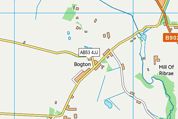 AB53 4JJ map - OS VectorMap District (Ordnance Survey) AB53 4JJ map - OS VectorMap District (Ordnance Survey)
