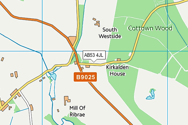 AB53 4JL map - OS VectorMap District (Ordnance Survey) AB53 4JL map - OS VectorMap District (Ordnance Survey)