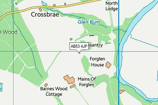 AB53 4JP map - OS VectorMap District (Ordnance Survey) AB53 4JP map - OS VectorMap District (Ordnance Survey)