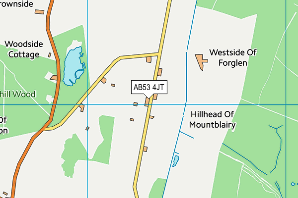 AB53 4JT map - OS VectorMap District (Ordnance Survey) AB53 4JT map - OS VectorMap District (Ordnance Survey)